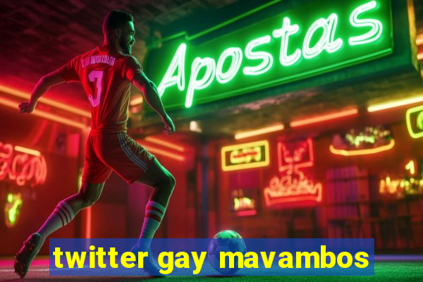 twitter gay mavambos